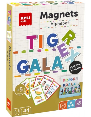 MAGNETI LETRAS ESPAÑOLAS E INGLES