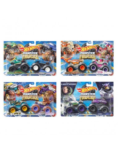 HOT WHEELS MONSTER TRUCKS PACK 2...