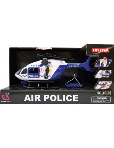 HELICOPTERO POLICIA  CON GRUA