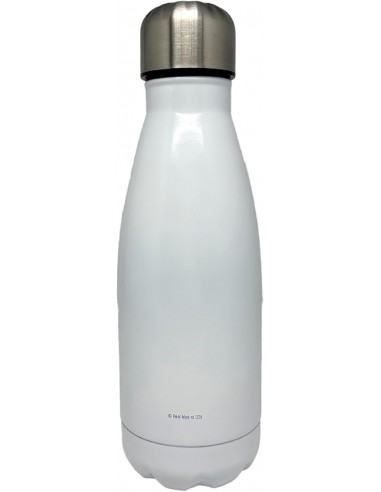 REAL MADRID BOTELLA AGUA DE ACERO BLANCA