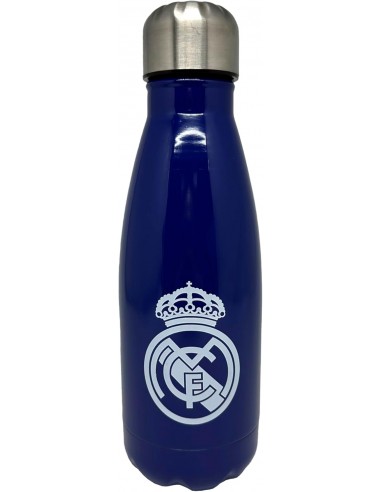 REAL MADRID BOTELLA AGUA DE ACERO AZUL