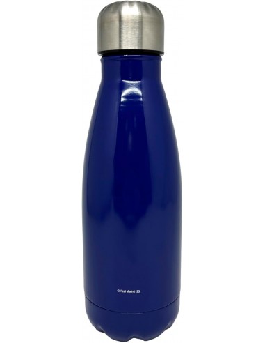 REAL MADRID BOTELLA AGUA DE ACERO AZUL