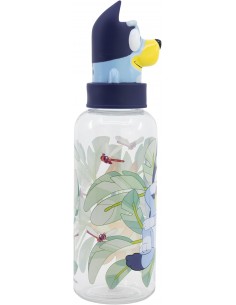 BLUEY BOTELLA TAPON FIGURA 3D 2