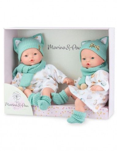 PITUS MUÑECOS MELLIZOS 40 CMS