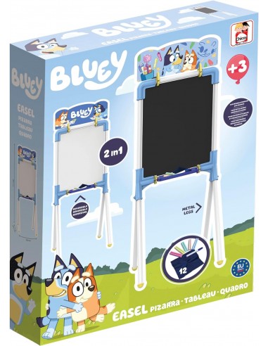 BLUEY PIZARRA INFANTIL 2 EN 1