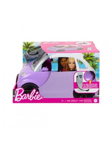 BARBIE COCHE ELECTRICO MORADO