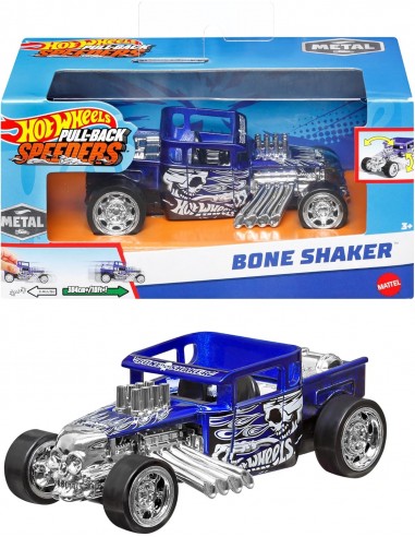 HOT WHEELS PULL BACK SPEEDERS - 1 UNIDAD