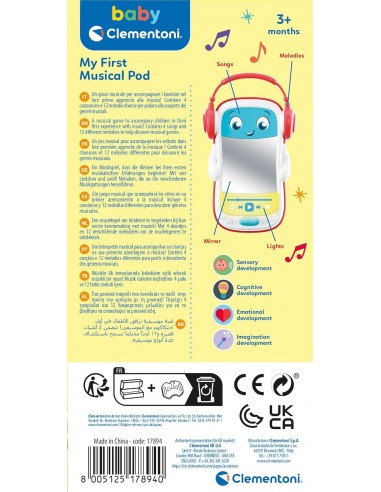 MI PRIMER POD MUSICAL BABY CLEMENTONI