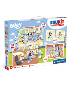 EDUKIT 4 EN 1 BLUEY CLEMENTONI