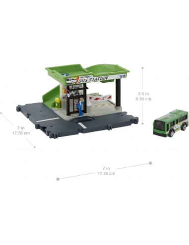 MATCHBOX ACTION DRIVERS BUS STATION