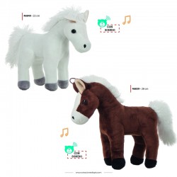 CABALLO 28 CMS CON SONIDOS - 2 COLORES