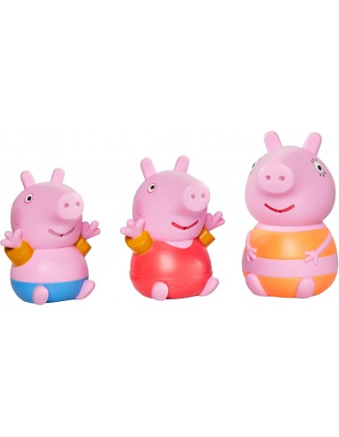 PEPPA PIG 3 FIGURAS DE BAÑO