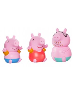 PEPPA PIG 3 FIGURAS DE BAÑO