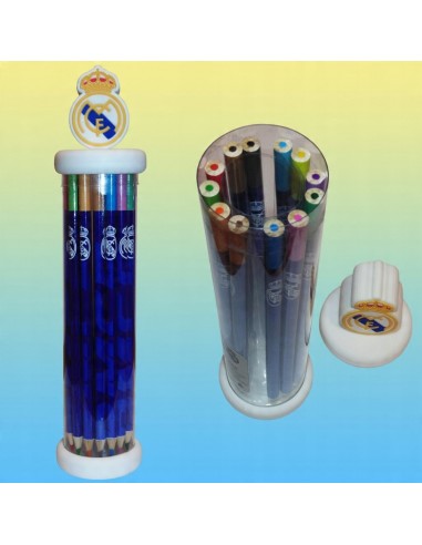 REAL MADRID SET 12 LÁPICES COLORES