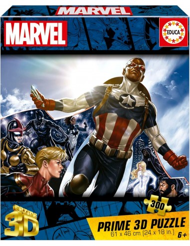 PUZZLE 300 PIEZAS MARVEL 3D PRIME...