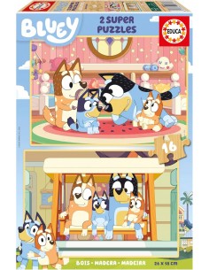 BLUEY 2 SUPER PUZZLES 16...