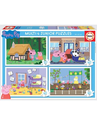 PEPPA PIG 4 PUZZLES PROGRESIVOS