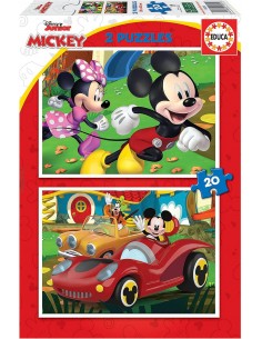 MICKEY MOUSE 2 PUZZLES DE...