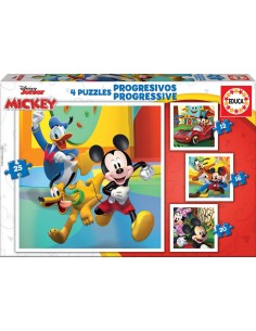 MICKEY MOUSE 4 PUZZLES...