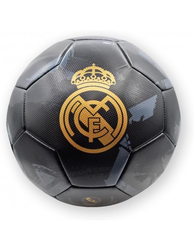 REAL MADRID BALON NEGRO TALLA 5 GRANDE