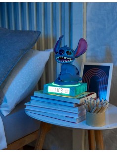 STITCH LAMPARA DESPERTADOR 3D 2