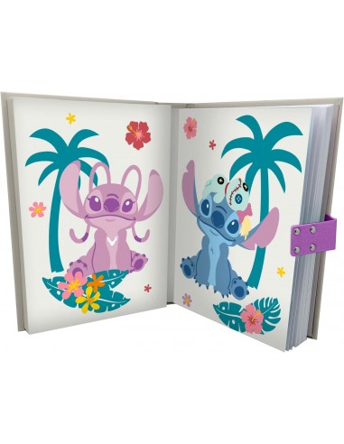 STITCH ALOHA DIARIO CON CODIGO SECRETO