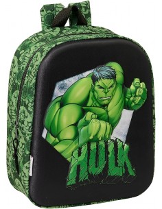 HULK MOCHILA GUARDERIA 3D