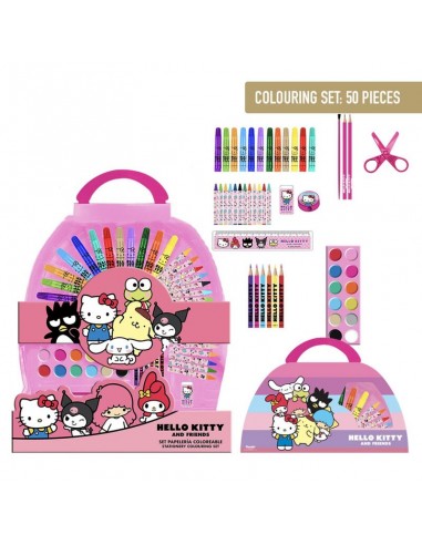 HELLO KITTY SET DE PAPELERIA 50 PIEZAS