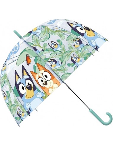 BLUEY PARAGUAS TRANSPARENTE 46 CMS