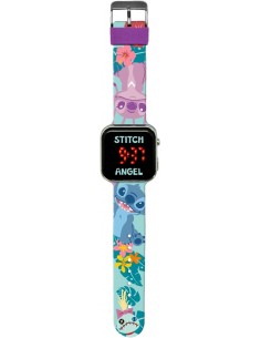 STITCH RELOJ LED