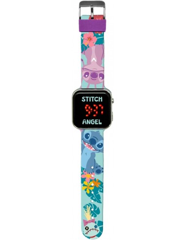 STITCH RELOJ LED