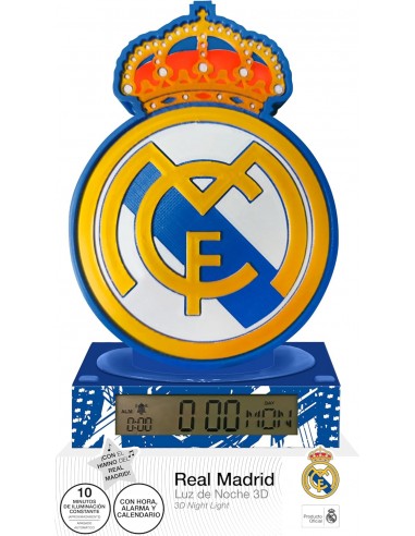 REAL MADRID LAMPARA INFANTIL 3D