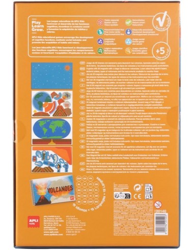 JUEGO MAGNETICO EDUCATIVO VOLCANES
