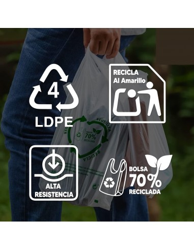 BOLSAS DE PLASTICO 70% RECICLADO 60 X...