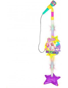BARBIE MICROFONO DE PIE CON...