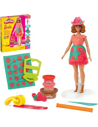 PLAY DOH BARBIE ROSAS Y CERQUILLOS