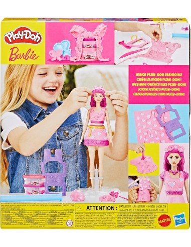 PLAY DOH BARBIE CORAZONES Y CABELLOS