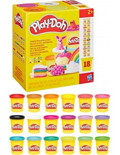PLAY DOH PACK 18 BOTES