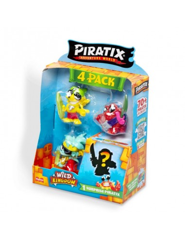 PIRATIX WILD KINDDOM PACK DE 4 -...