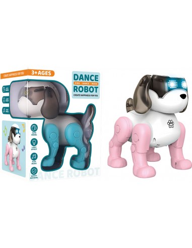 PERRO ROBOT DANCE - ROSA O AZUL