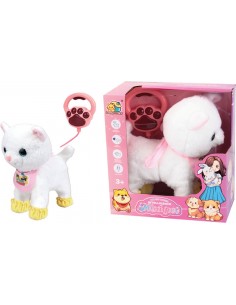 GATO BLANCO ANDADOR MANDO Y...