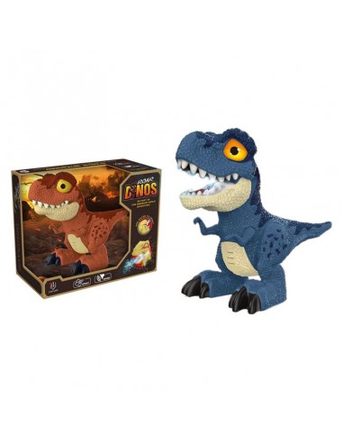 DINOSAURIO HUMO Y SONIDOS MARRON