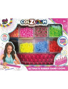 CAJA PULSERAS DE GOMA COL Z...