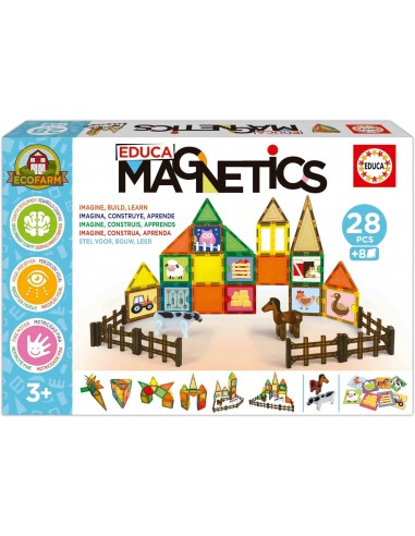 EDUCA MAGNETICS ECO FARM 28 PIEZAS