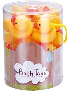 BOTE CON 20 PATITOS DE BAÑO