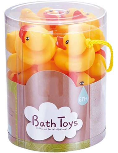 BOTE CON 20 PATITOS DE BAÑO