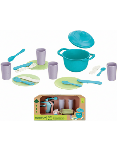 MENAJE ECOLOGICO 22 PIEZAS