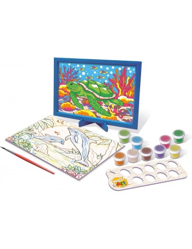 EDUCA PINTAR CON NUMEROS ANIMALES...