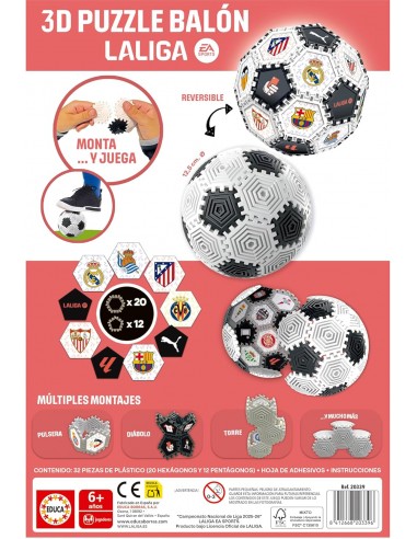 PUZZLE BALON 3D LA LIGA