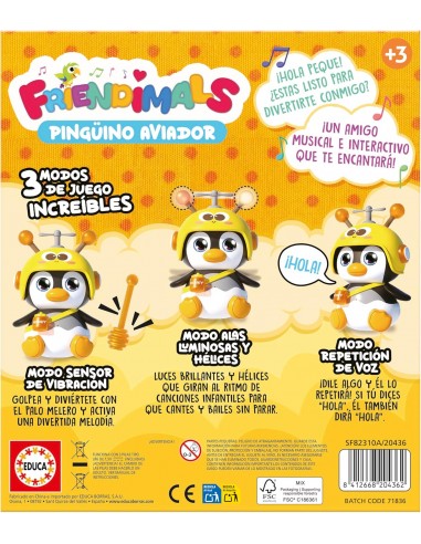 PINGUINO AVIADOR FRIENDIMALS